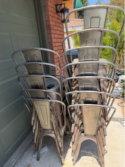 Metal chairs qty.14