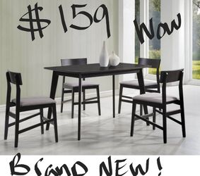 5 PC SIMPLE DINNING SET BRAND NEW IN BOX