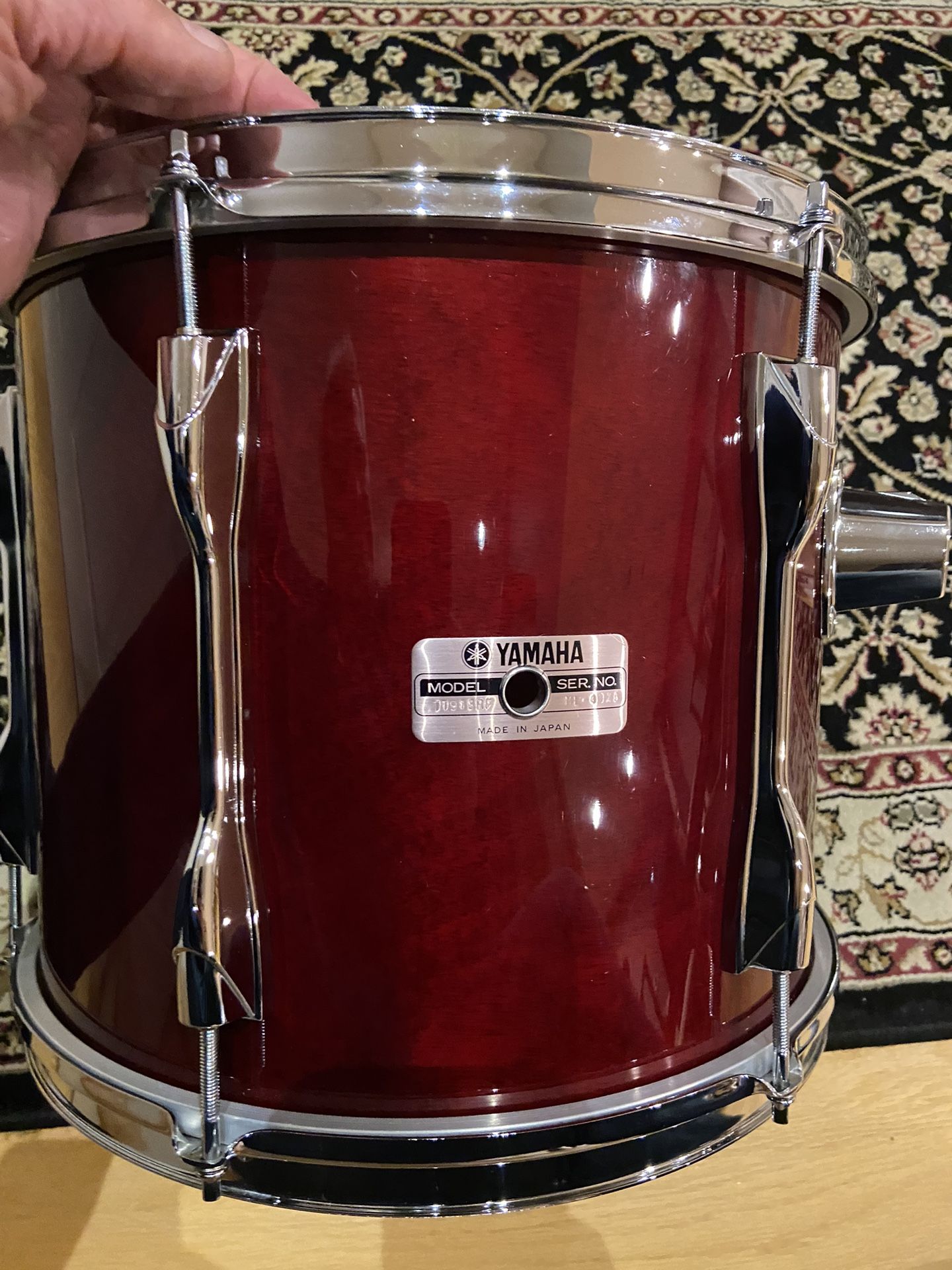 Yamaha Recording Custom Rare Cherrywood Finish 80’s Vintage 13”x11 Tom