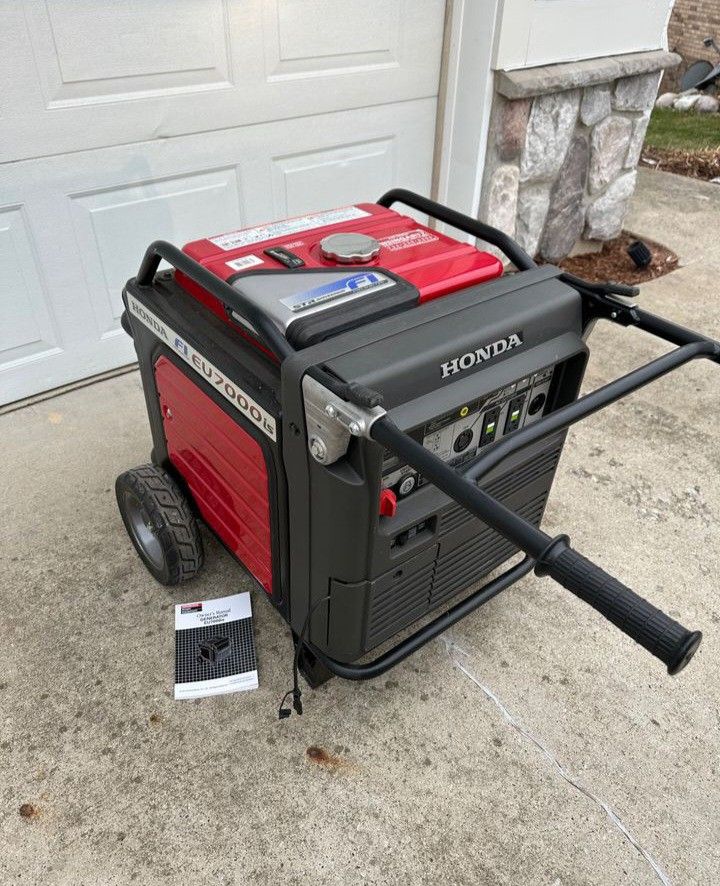 Honda Super Quiet EU7000is Inverter Generator