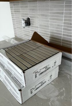 Tile mosaic, size 12x12. Gloss beige. Total 18 sheets