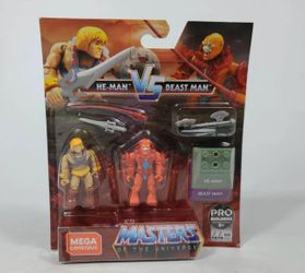 Mega Construx Masters Of The Universe He-Man vs Beast Man NEW MOTU BLOKS LEGO