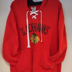 Blackhawk NHL Hoodie 2XL Red/White 