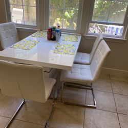 Dining Table And Six Chairs