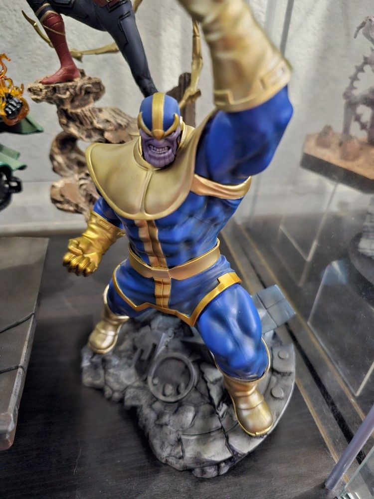 Kotobukiya Marvel ARTFX+ Thanos Statue – 1/10 Scale Collectible Figure With Infinity Gauntlet, Based On Adi Granov Art - View #13