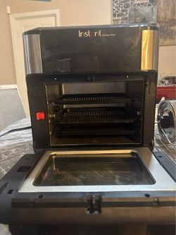 Instant Vortex Plus Air Fryer Oven Combo – Rotisserie, Tumble Basket, Racks Included!