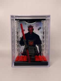 Collectible Force Pack Minifigure Display Case For Lego Star Wars Darth Maul