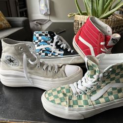 Vans Converse Shoes Girls Boys Kids 