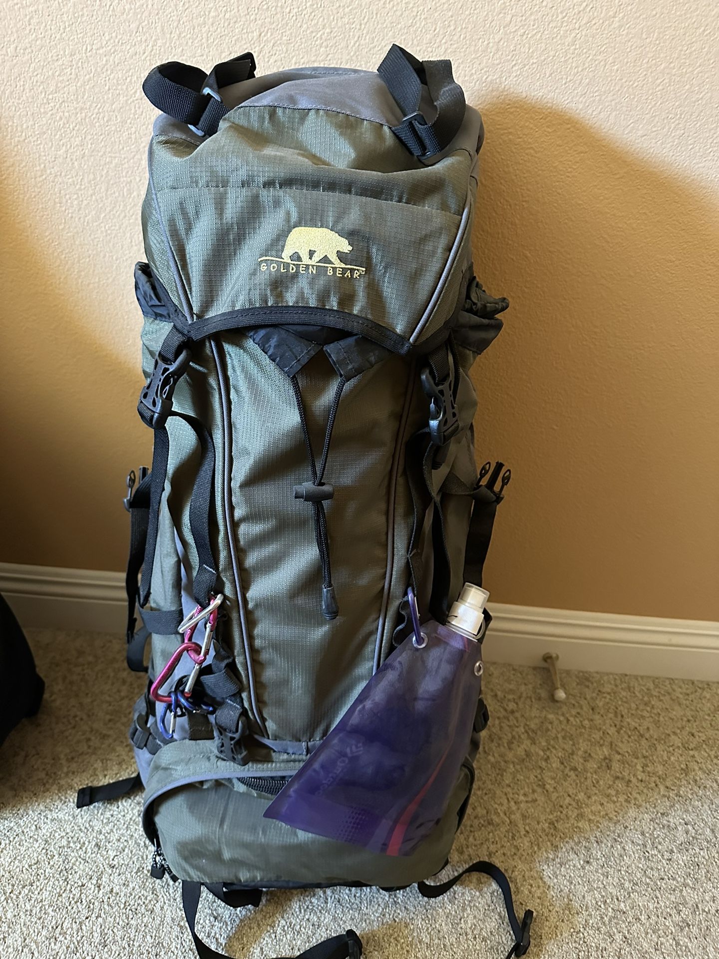 Golden Bear Kodiak 65L Backpack Mummy Sleeping bag Extras for Sale in Temecula CA OfferUp