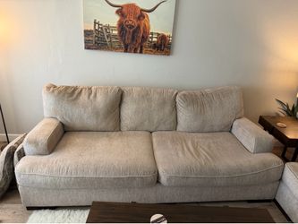 Ashley Furniture Store - Beige Couch & Love Seat