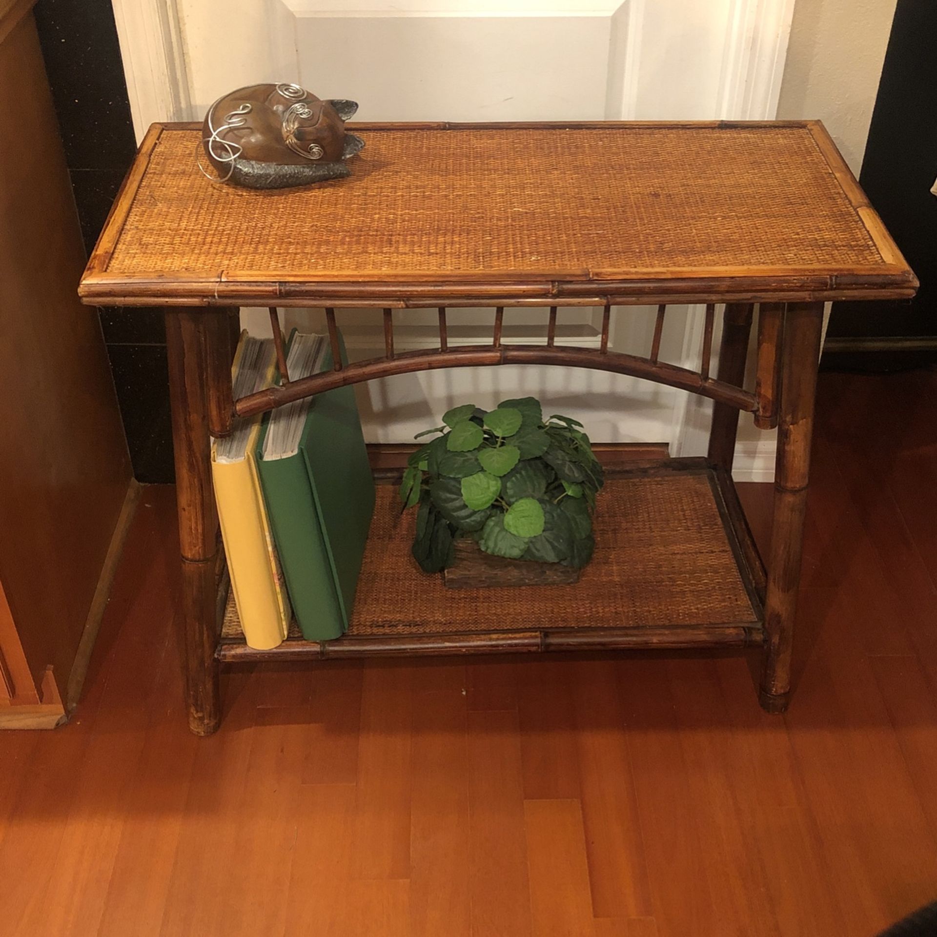 Rattan Accent Table