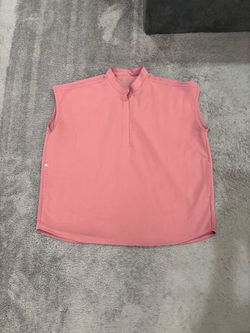 Large FIGS Mauve Scrub Top