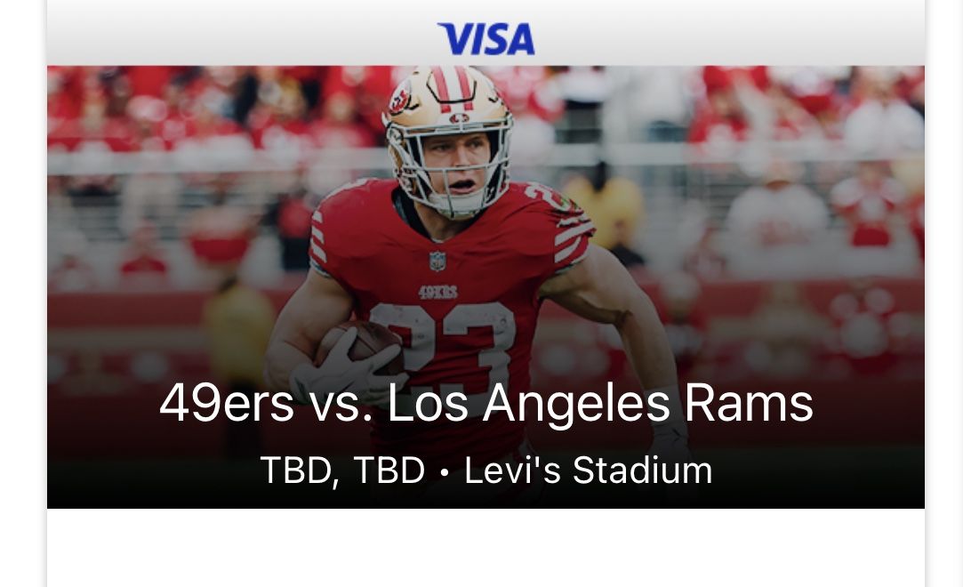49ers vs Rams Tickets