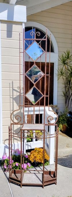 Wrought Iron Hall Tree Art Deco