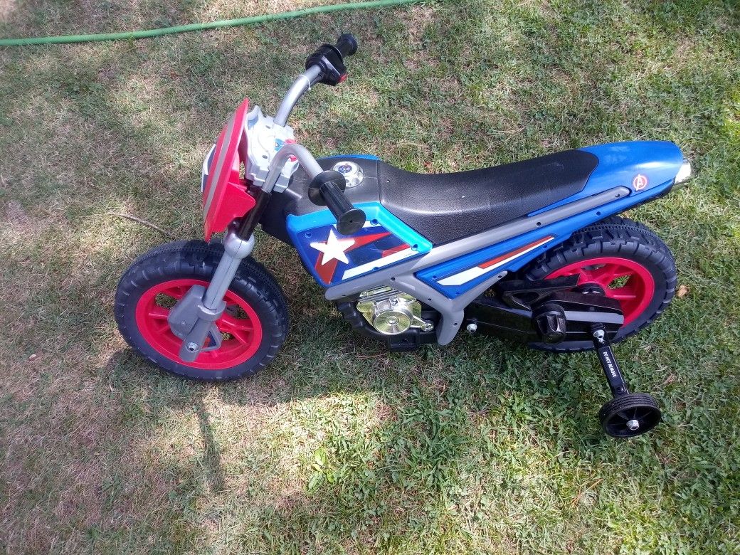 Captain America powerwheel Motorcycle