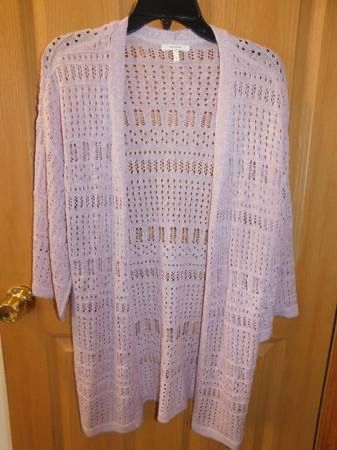 Maurices Women's Lavender Open Front Cardigan Sweater Size S