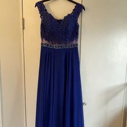 Prom dress , Blue, Size4 