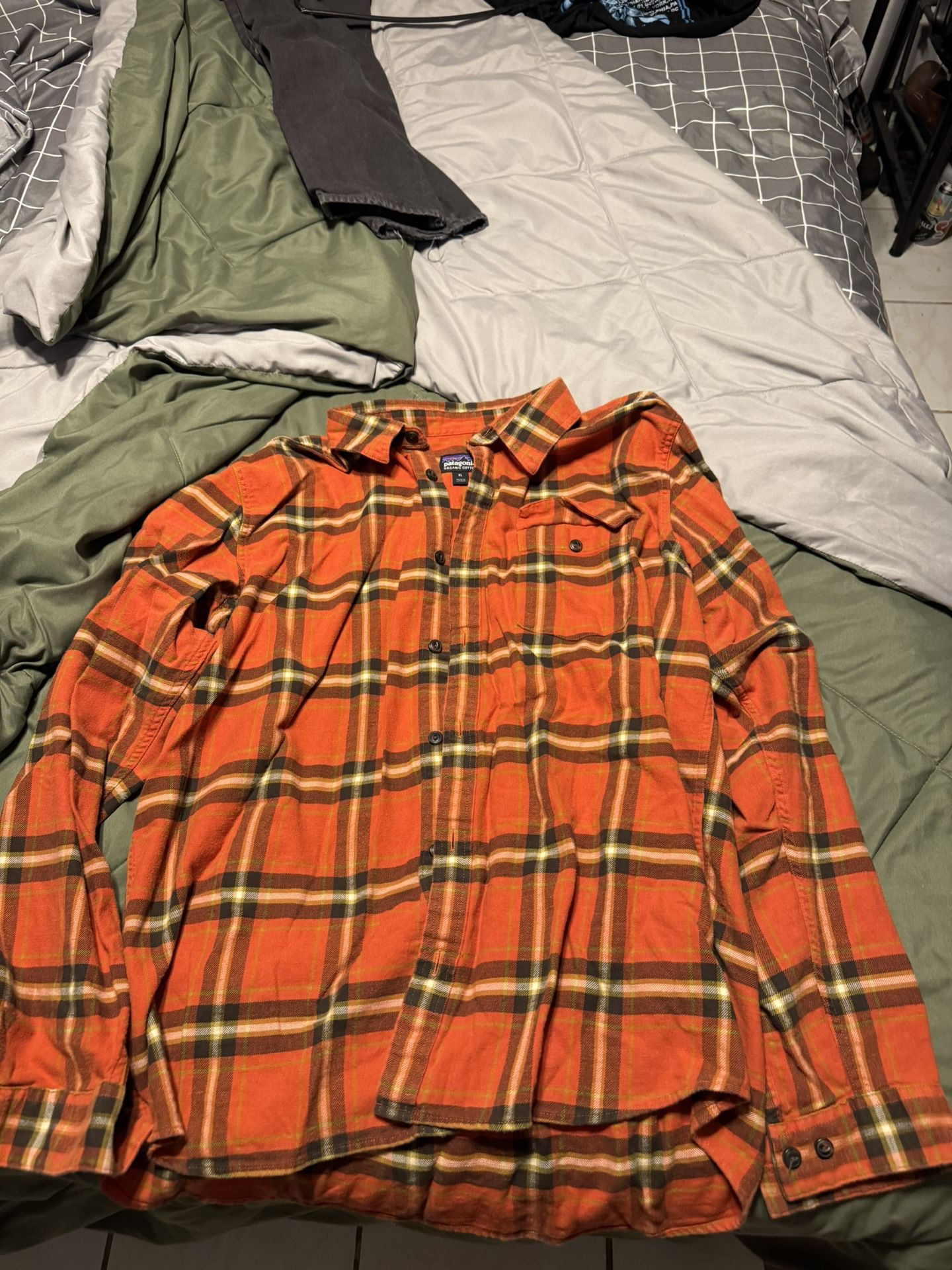 Patagonia Orange Flannel