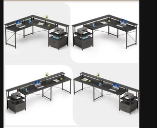 Computer Desk with File Drawer