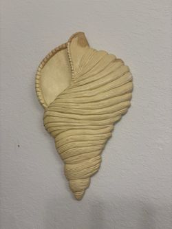 Seashell Wall Decor Plaque