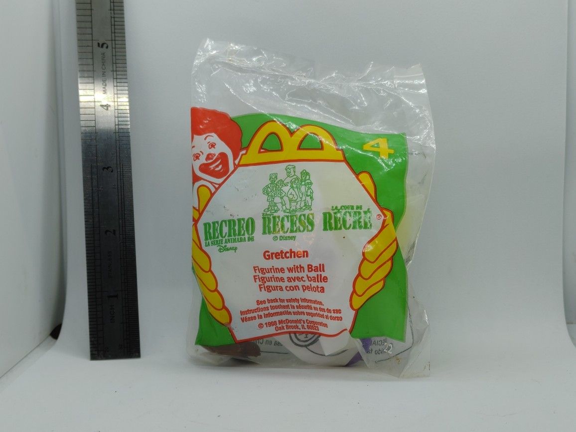 McDonald's Disney's Recess Gretchen #4 1998 NEW NIP