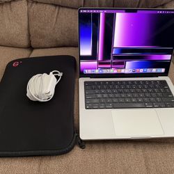 2021/2022 MacBook Pro 14” M1,16gb, 1TB, Apple Care, Great