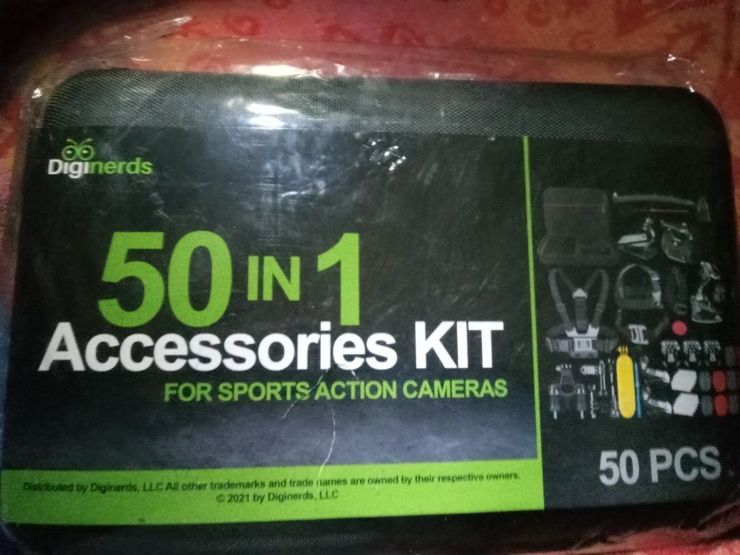 Diginerds 50 IN 1 Sports Action Camera Kit