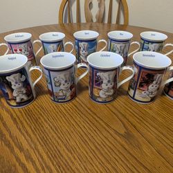 Pillsbury Doughboy Danbury Mint Mugs