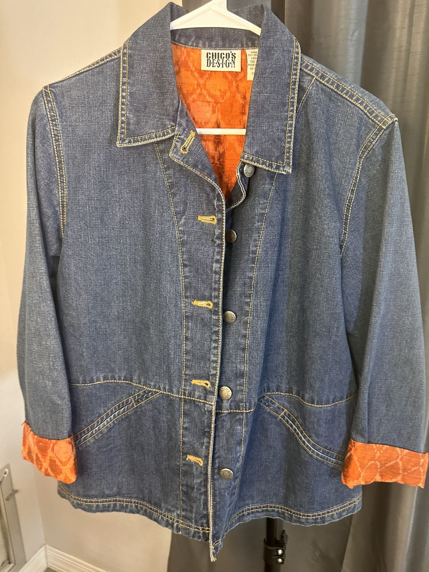Vintage Chicos Design jean jacket - size 1