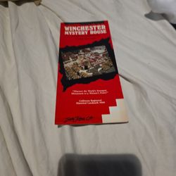 vintage brochure for the Winchester Mystery House in San Jos