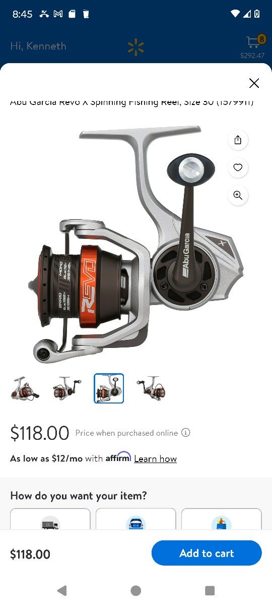 New ABU Garcia Revo X Spinning Reel