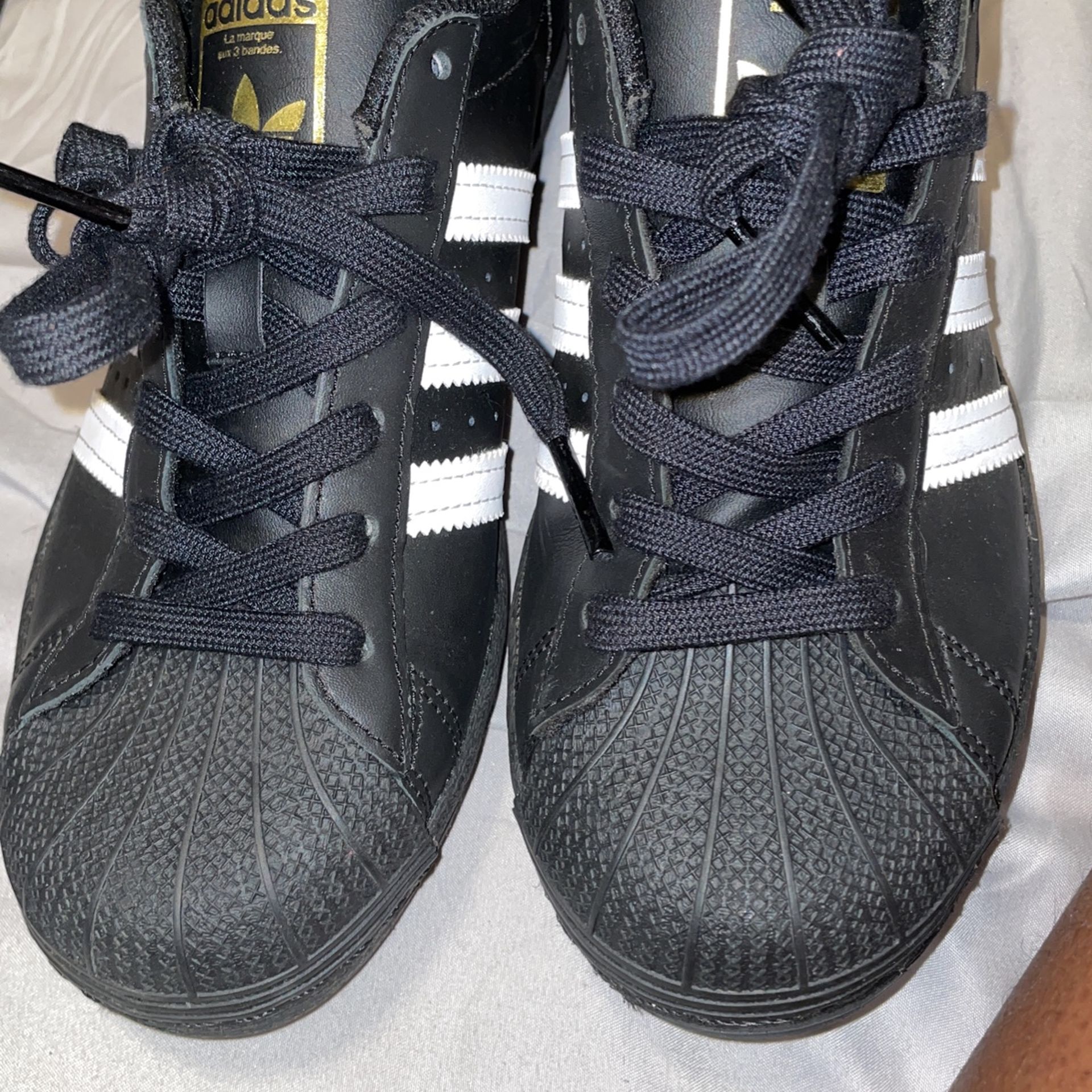 Adidas Shelltoe Old School Super Mod ST Black On Black Size 12 Mens for  Sale in Phoenix, AZ - OfferUp