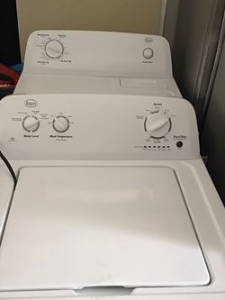 Washer And Dryer Set