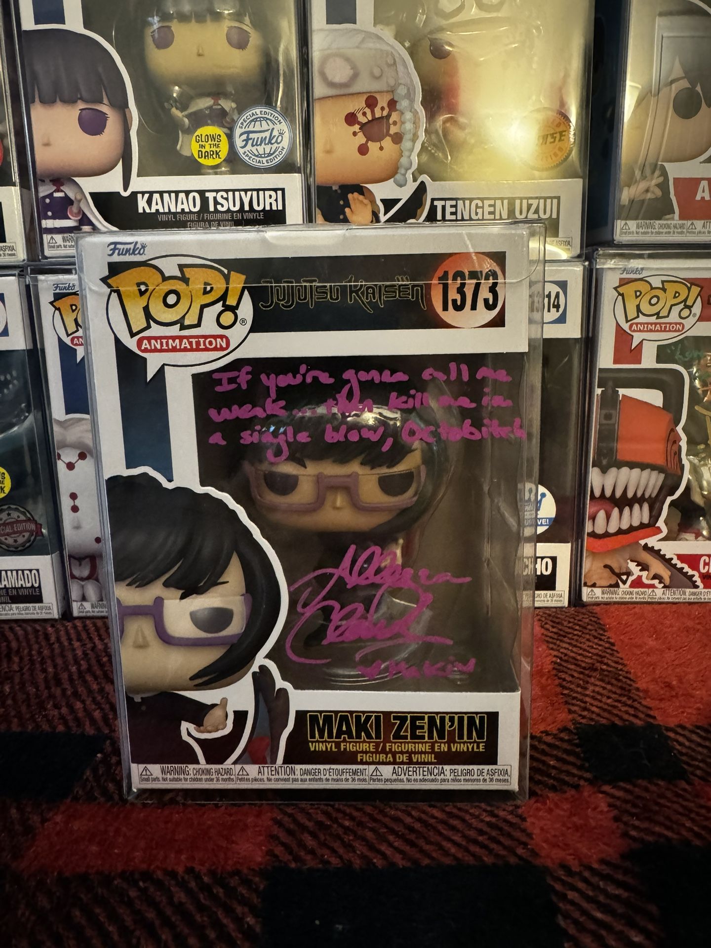 Autographed JJK Maki Zen’in Funko Pop! 1373