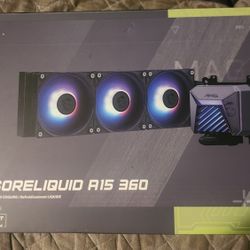 MSI MAG Coreliquid A15 360 Black- AIO ARGB Liquid Cooling