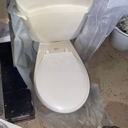 Beige Toilet