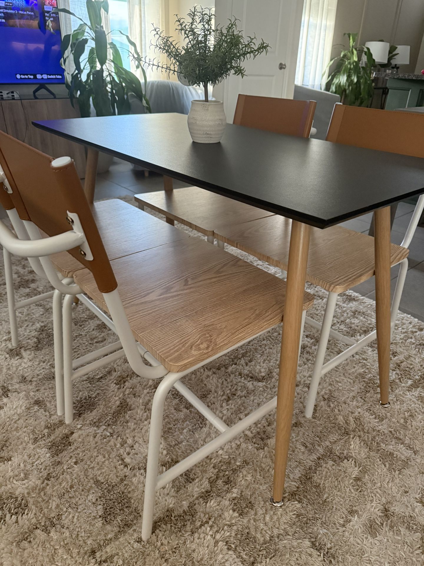 Dining table with chairs 