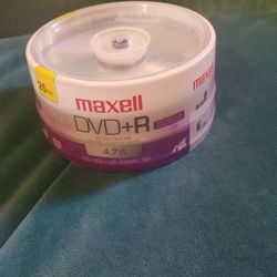dvd+ r 4.7gb 25 pack