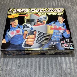 1996 ToyMax Laser Challenge Team Force 2 Lasers 2 Vests,  PLEASE READ DESCRIPTION 