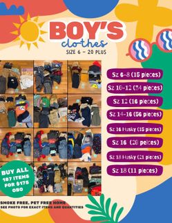 Huge Lot of Boy’s Clothes