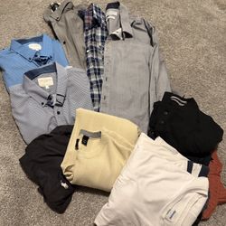 Men Size Large Shirt Lot 