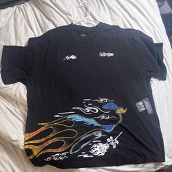 CIVIL REGIME X LOONEY TUNES ROADRUNNER RACING OVERSIZED TEE VINTAGE WASH SIZE XXL