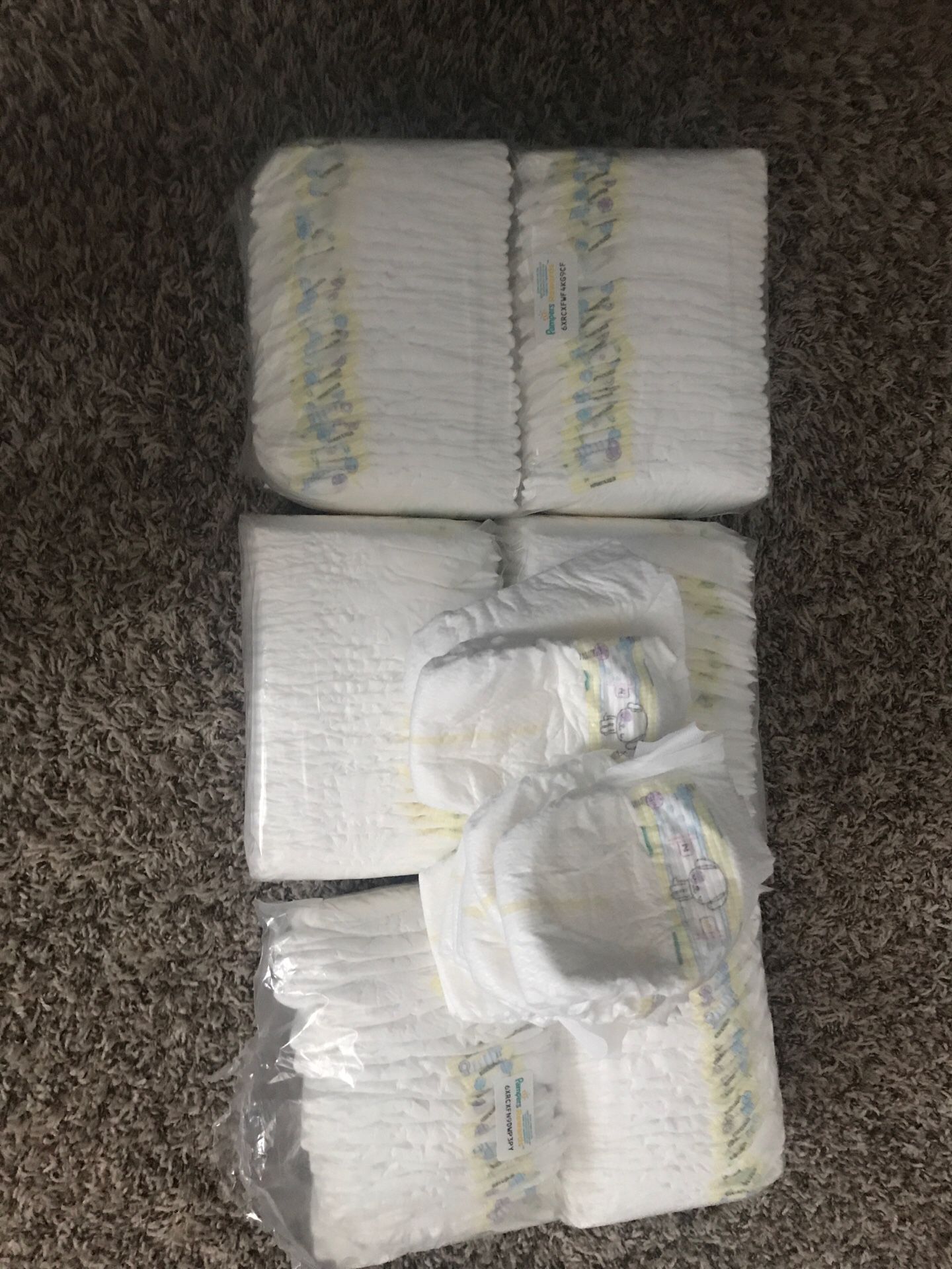 Pampers and Luvs diapers