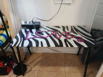 Desk glass top $30
