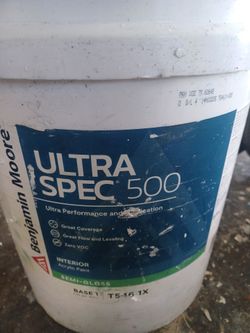 5 gallons Interior Semigloss White Paint