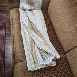 Drapes 57x96. 4 Beige/2 Stripe