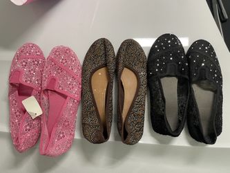 3 new falt shoes 