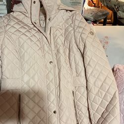 Beautiful Woman’s Blush Pink Calvin Klien Jacket, Large