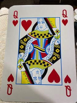 New giant playing cards 8” x 11”