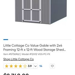 12x12 Shed